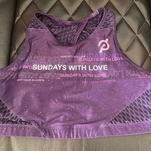 PELOTON WITH SPORTS BRA SIZE LARGE